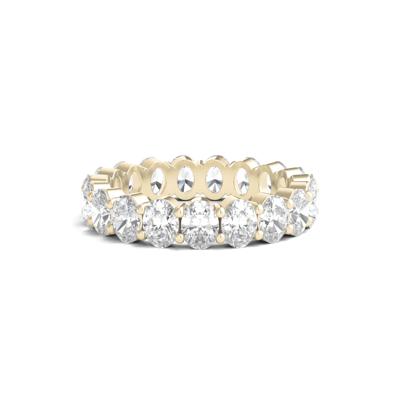 Lab Grown Oval Diamond Eternity Band in 14K Yellow Gold (4 ct. tw.)