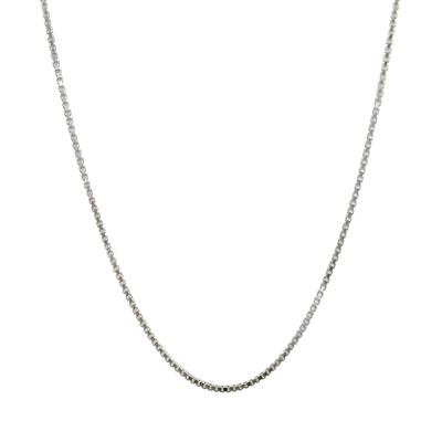 Box Chain in Sterling Silver, 20"