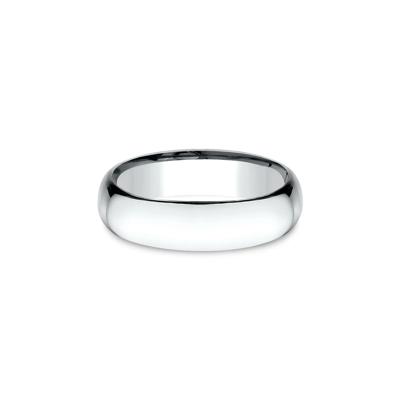Wedding Band in Platinum, 6MM