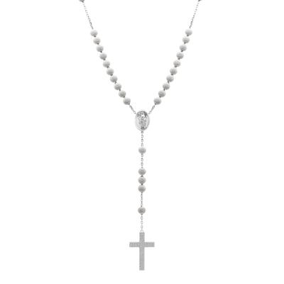 Diamond Rosary in Sterling Silver (1/2 ct. tw.)