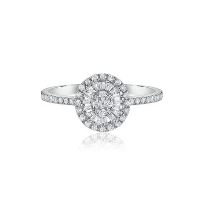 Diamond Engagement Ring in 14K White Gold (3/8 ct. tw.)