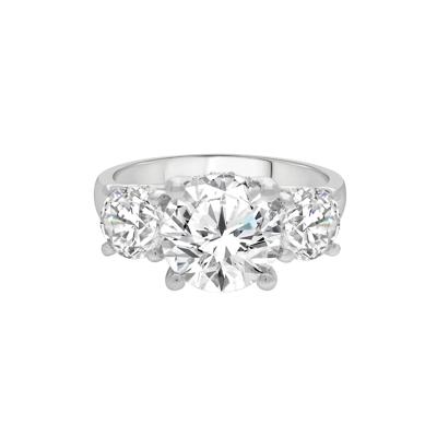 Lab Grown Diamond Engagement Ring in 14K White Gold (4 5/8 ct. tw.)