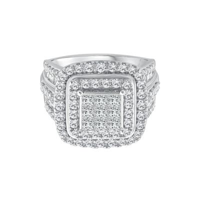 Diamond Composite Engagement Ring in 10K White Gold (2 ct. tw.)