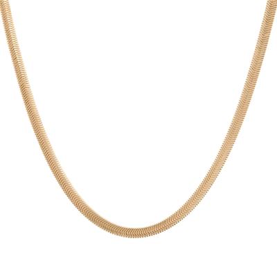 Snake Chain in Vermeil, 17"