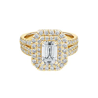 Samantha Lab Grown Diamond Engagement Set in 14K Yellow Gold (3 ct. tw.)