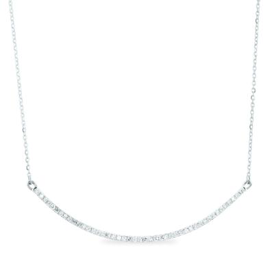 Diamond Necklace in 14K White Gold (1/4 ct. tw.)