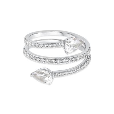 Lab Grown Diamond Wrap Ring in 10K White Gold (1 1/2 ct. tw.)