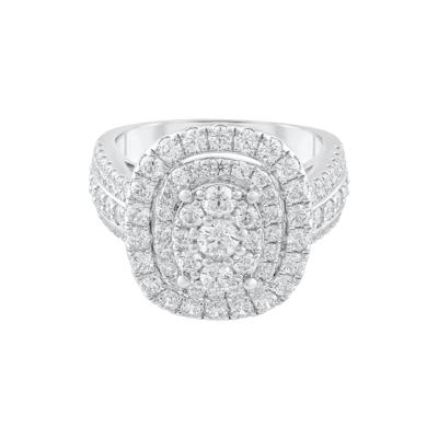 Diamond Composite Engagement Ring in 10K White Gold (2 ct. tw.)