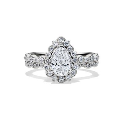 Alice Lab Grown Diamond Bridal Set in 14K White Gold (1 3/8 ct. tw.)