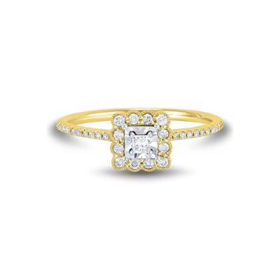Diamond Promise Ring in 10K Yellow Gold (1/4 ct. tw.)