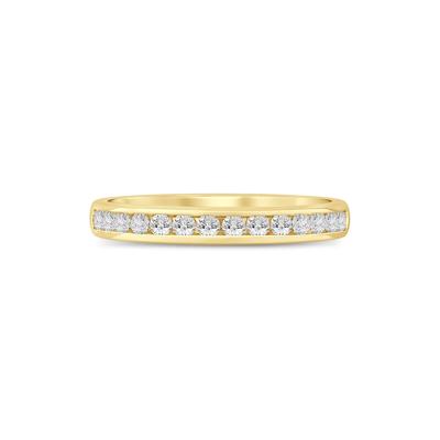 Lab Grown Diamond Channel-Set Wedding Band in 14K Gold (1/3 ct. tw.)