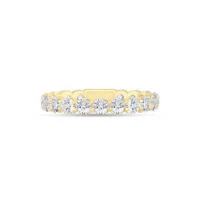 Round-Cut Sizeable Diamond Eternity Band in 14K Yellow Gold (2 ct. tw.)