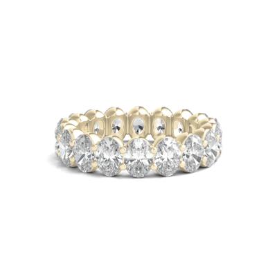 Oval-Cut Diamond Eternity Band in 14k Yellow Gold (6 ct. tw.)