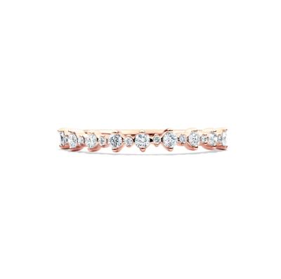 Lab grown Diamond Prong Stack Band in 10K Rose Gold (1/4 ct. tw.)
