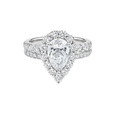 Alexis Lab Grown Diamond Engagement Set in 14K White Gold (3 1/4 ct. tw.)
