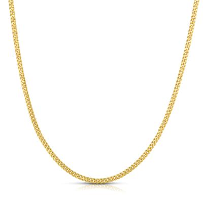 Miami Cuban Link Chain in 14K Yellow Gold, 20"
