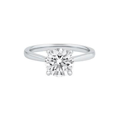 Lab Grown Diamond Solitaire Engagement Ring in Platinum (2 ct. tw.)