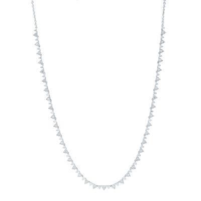 Lab Grown Diamond Necklace in 14K White Gold (1 ct. tw.)