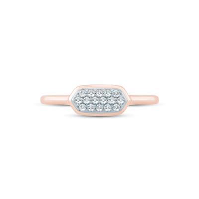 Diamond Ring in 10K Rose Gold (1/8 ct. tw.)