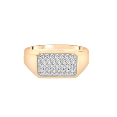 Men's Diamond Five-Row Ring in 10K Yellow Gold (1/2 ct. tw.)