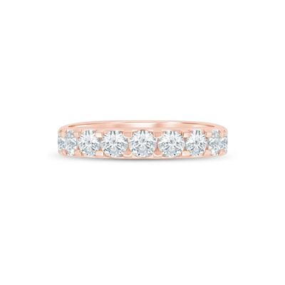 Lab Grown Diamond Wedding Band in 14K Rose Gold (2 ct. tw.)