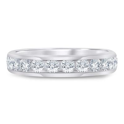 Diamond Channel-Set Anniversary Band in Platinum (1 ct. tw.)