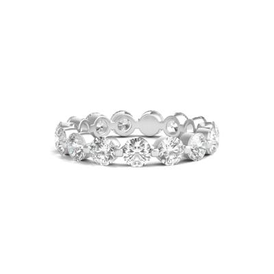 Round-Cut Diamond Shared Prong Eternity Band in Platinum (3 ct. tw.)
