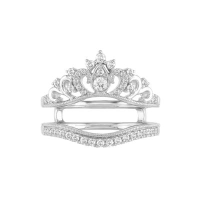 Diamond Crown Ring Insert in 14K White Gold (1/3 ct. tw.)