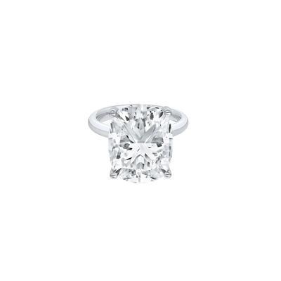 Lab Grown Diamond Elongated Cushion-Cut Engagement Ring in Platinum (9 ct. tw.)