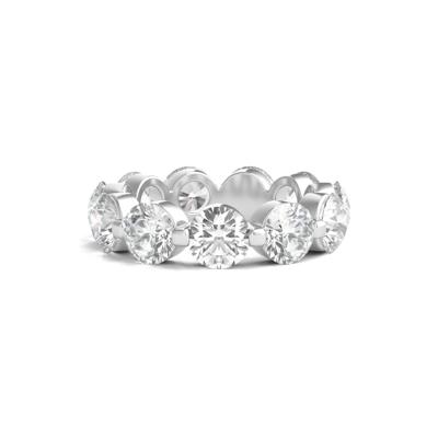 Round-Cut Diamond Shared Prong Eternity Band in Platinum (7 ct. tw.)