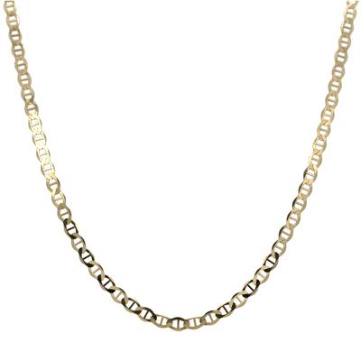 Mariner Chain Necklace in 14K Yellow Gold, 3.2MM, 18"