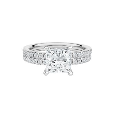 Charlotte Lab Grown Diamond Engagement Set in 14K White Gold (2 3/4 ct. tw.)