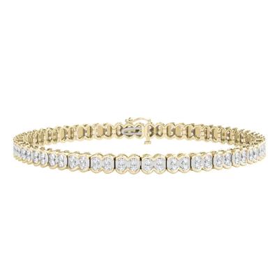 1 ct. tw. Diamond Bracelet in 10K Yellow Gold