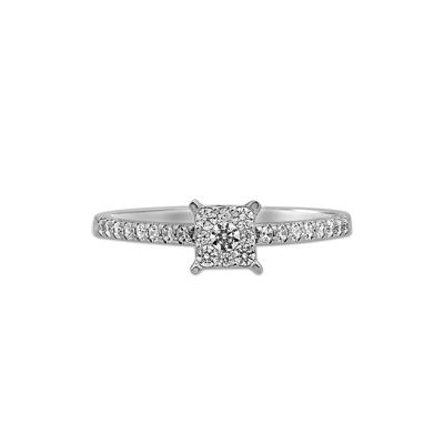 1/4 ct. tw. Diamond Promise Ring in 10K White Gold