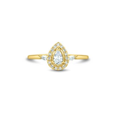 Lab Grown Diamond Ring in 10K Yellow Gold (1/3 ct. tw.)