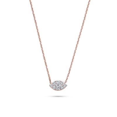 Diamond Pendant in 10K Rose Gold (1/4 ct. tw.)