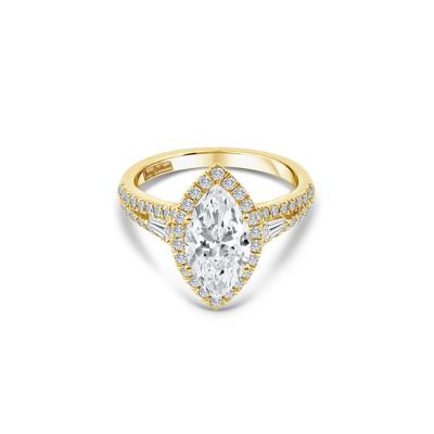 Maya Lab Grown Diamond Engagement Ring in 18K Yellow Gold (2 3/4 ct. tw.)