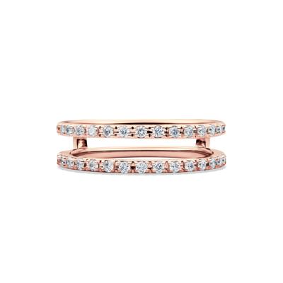 Lab Grown Diamond Straight Insert in 14K Rose Gold (1/3 ct. tw.)