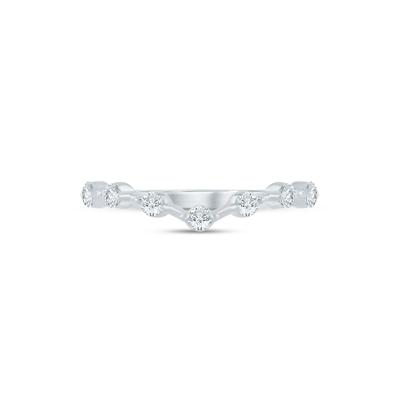 Lab Grown Diamond Contour Enhancer in 14K White Gold (1/3 ct. tw.)