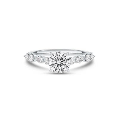 1/2 ct. tw. Marquise-Cut Diamond Semi-Mount Engagement Ring in 14k White Gold (Setting Only)