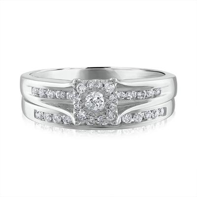 Diamond Engagement Set in 14K White Gold (1/2 ct. tw.)