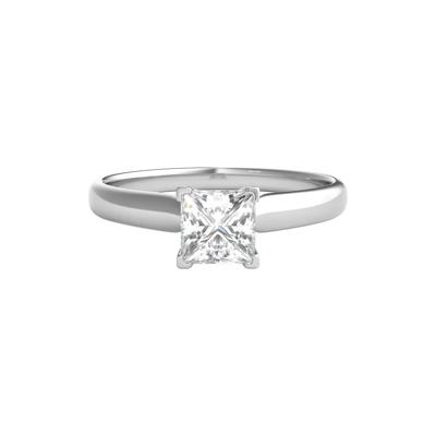 Solitaire Princess-Cut Diamond Engagement Ring in 14K White Gold (3/4 ct. tw.)