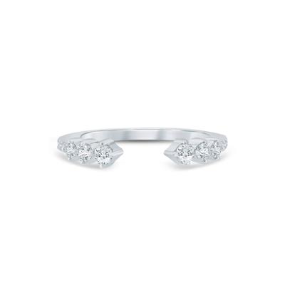 Lab Grown Diamond Open Band in 14K White Gold (1/3 ct. tw.)