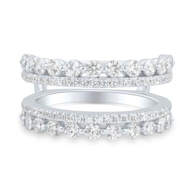 Lab Grown Diamond Ring Insert in 14K White Gold (1 1/2 ct. tw.)