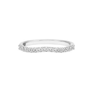 Leila Lab Grown Diamond Contour Band in Platinum (1/3 ct. tw.)