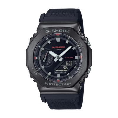 Men’s 2100-SERIES Utility Metal Watch in Black Resin
