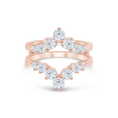 Lab Grown Diamond Contour Ring Enhancer in 14K Rose Gold (1 1/2 ct. tw.)