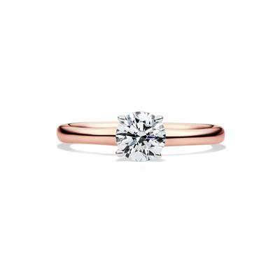 Diamond Round Brilliant Cut Solitaire Engagement Ring in 14K Rose Gold (3/4 ct.)