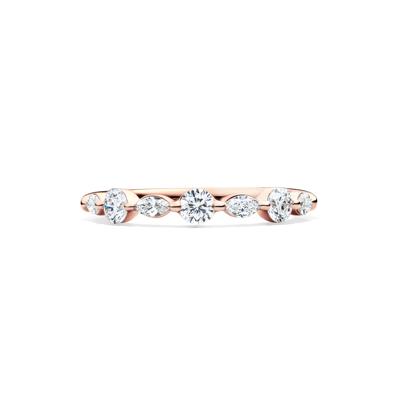 Lab Grown Diamond Wedding Band in 14K Rose Gold (5/8 ct. tw.)