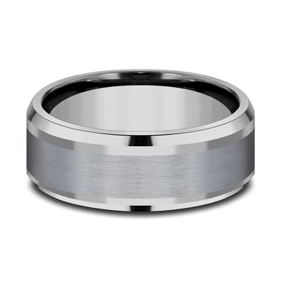 Men's Satin Finish Band in Tantalum, 8MM